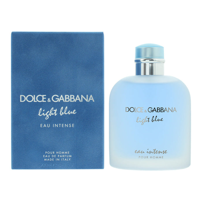 Dolce Gabbana Light Blue Eau Intense Pour Homme Eau de Parfum 200ml - Eau De Parfum at MyPerfumeShop by Dolce & Gabbana