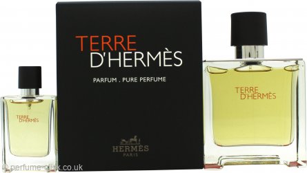 Hermès Terre d' Gift Set 75ml EDP + 12.5ml EDP - Fragrance at MyPerfumeShop by Hermès