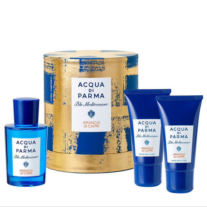 Acqua di Parma Arancia di Capri Gift Set - 100 ml EDT - 75 ml Hand and Body Wash - 75 ml Hand and Body Lotion