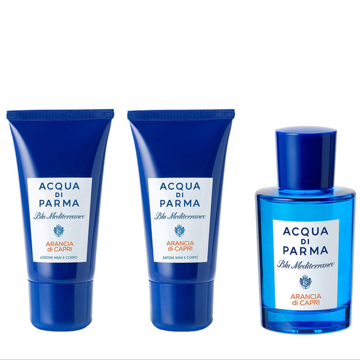 Acqua di Parma Arancia di Capri Gift Set - 100 ml EDT - 75 ml Hand and Body Wash - 75 ml Hand and Body Lotion