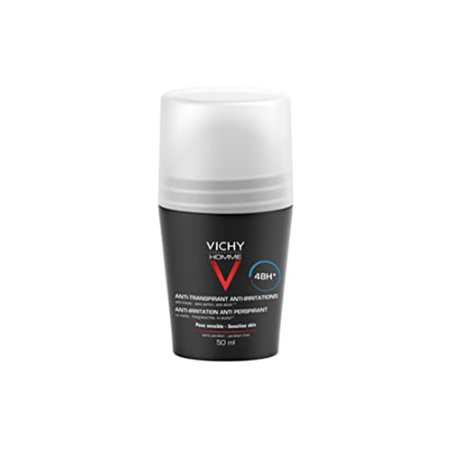 Vichy Homme Roll On Deodorant 72H 50ml - Sensitive Skin - Bath & Body at MyPerfumeShop by Vichy