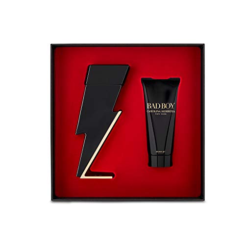 Carolina Herrera Bad Boy Gift Set 100ml EDT + 100ml Shower Gel - Fragrance at MyPerfumeShop by Carolina Herrera