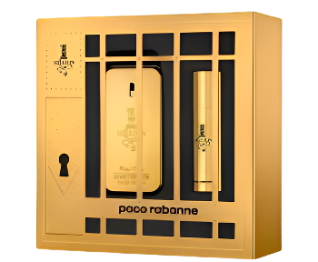 Paco Rabanne 1 Million Gift Set 50ml EDT + 10ml EDT Travel Spray