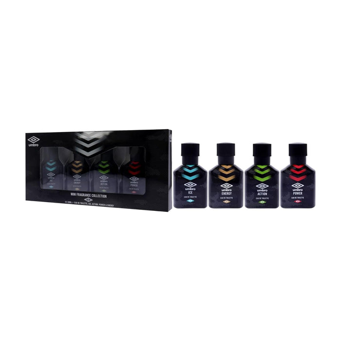 Umbro Mini Fragrance Collection Gift Set 30ml Ice EDT + 30ml Action EDT + 30ml Power EDT + 30ml Energy EDT