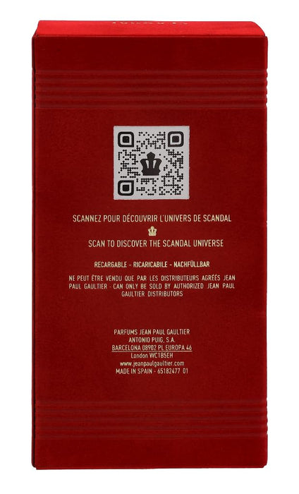 Jean Paul Gaultier Scandal Pour Homme Le Parfum Eau de Parfum 100ml Refillable Spray