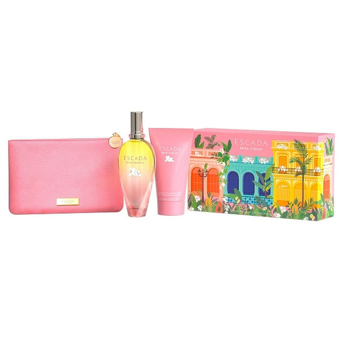 Escada Brisa Cubana Gift Set 100ml EDT + 150ml Body Lotion + Bag