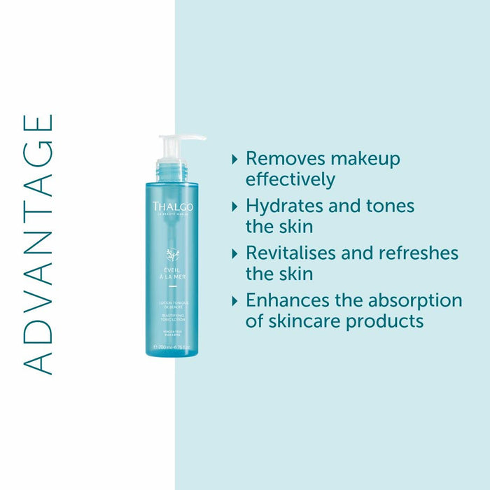 Thalgo Eveil A La Mer Beautifying Tonic Lotion 200ml - Toners & Astringents at MyPerfumeShop by Thalgo