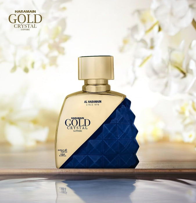 Al Haramain Gold Crystal Sapphire Eau de Parfum 100ml Spray