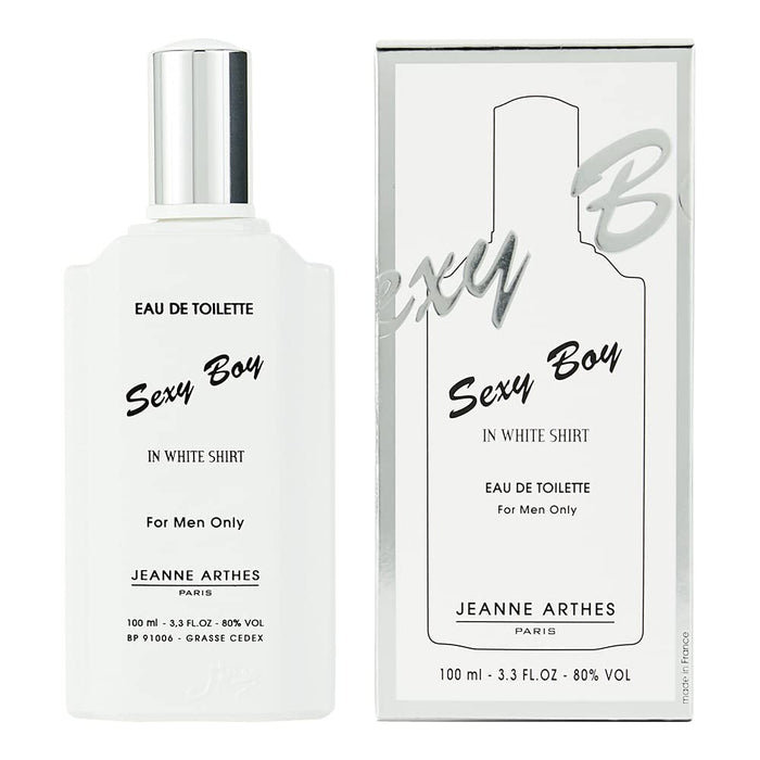 Jeanne Arthes Sexy Boy in White Shirt Eau de Toilette 100ml Spray