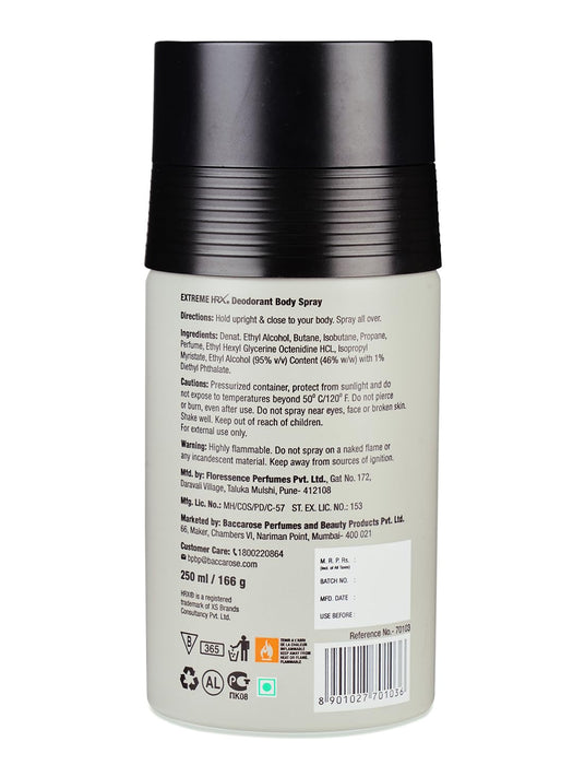 HRX Extreme Deodorant 250ml Spray