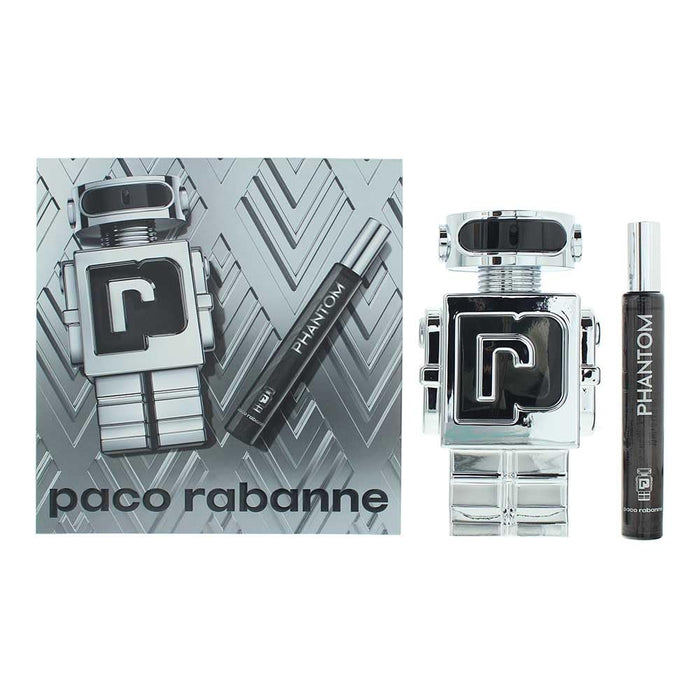 Paco Rabanne Phantom 2 Piece Gift Set: Eau de Toilette 100ml - Eau de Toilette 10ml