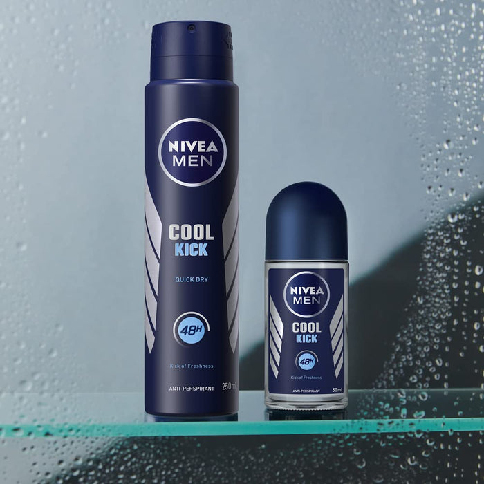 Nivea Men Cool Kick Anti-Perspirant Deodorant Spray - Personal Hygiene at MyPerfumeShop by Nivea For Men