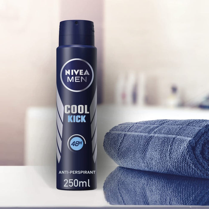 Nivea Men Cool Kick Anti-Perspirant Deodorant Spray - Personal Hygiene at MyPerfumeShop by Nivea For Men