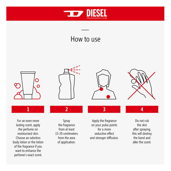 Diesel D by Diesel Eau de Toilette 150ml Refill