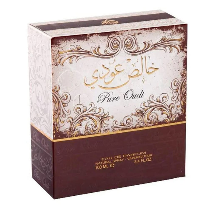 Lattafa Pure Oudi 2 Piece Gift Set: Eau de Parfum 100ml - Deodorant Spray 50ml - Gift Set at MyPerfumeShop by Lattafa