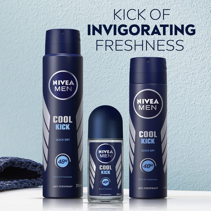 Nivea Men Cool Kick Anti-Perspirant Deodorant Spray - Personal Hygiene at MyPerfumeShop by Nivea For Men