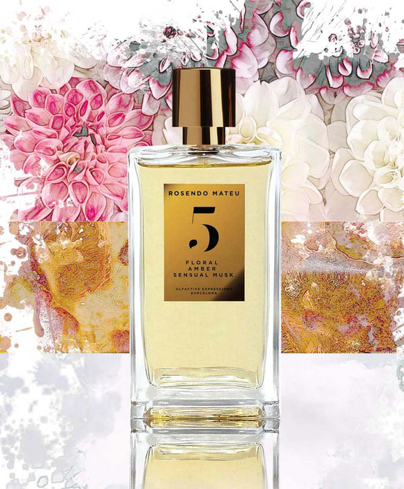 Rosendo Mateu Nº 5 Floral, Amber, Sensual Musk Eau de Parfum 100ml Spray