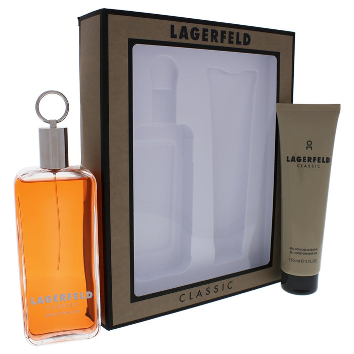 Karl Lagerfeld Classic Gift Set 150ml EDT + 150ml Shower Gel - Bath & Body at MyPerfumeShop by Karl Lagerfeld
