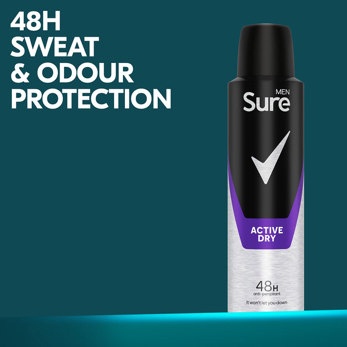 Sure Men 24 Hour Anti-Perspirant Deodorant Active - Personal Hygiene at MyPerfumeShop by Sure