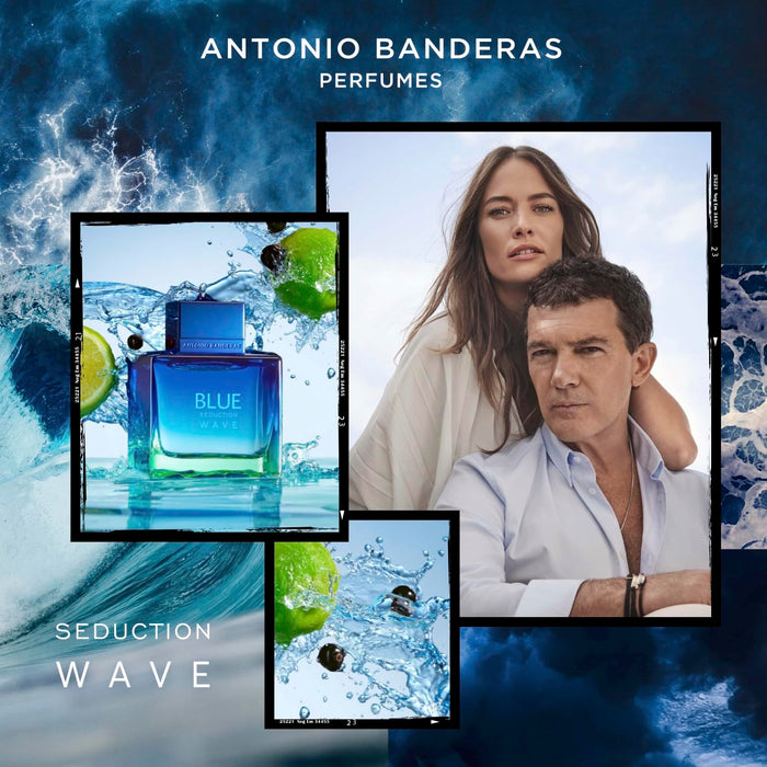 Antonio Banderas Blue Seduction Wave For Men Eau De Toilette 100ml