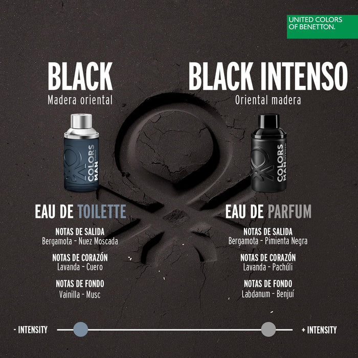 Benetton Colours De Benetton Man Black Intenso Eau De Parfum 100ml
