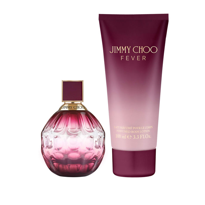 Jimmy Choo Fever 2 Piece gift Set: Eau De Parfum 60ml - Body Lotion 100ml - Fragrance at MyPerfumeShop by Jimmy Choo