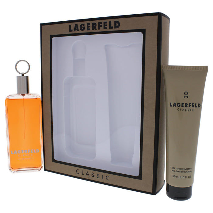 Karl Lagerfeld Classic Gift Set 150ml EDT + 150ml Shower Gel - Bath & Body at MyPerfumeShop by Karl Lagerfeld