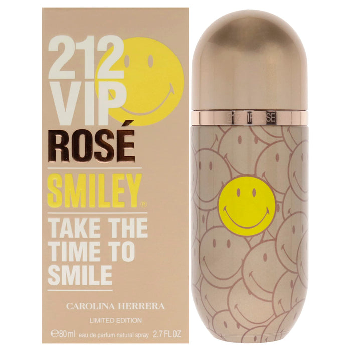 Carolina Herrera 212 Vip Rosé Smiley Eau De Parfum 80ml