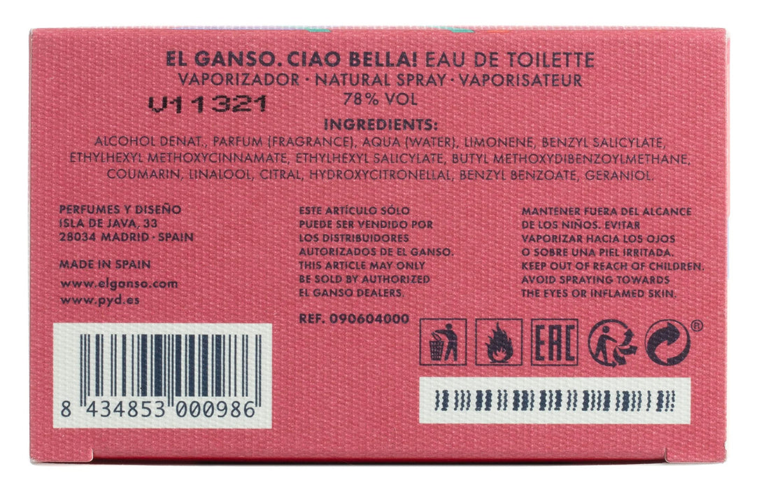 El Ganso Ciao Bella! Eau de Toilette 125ml