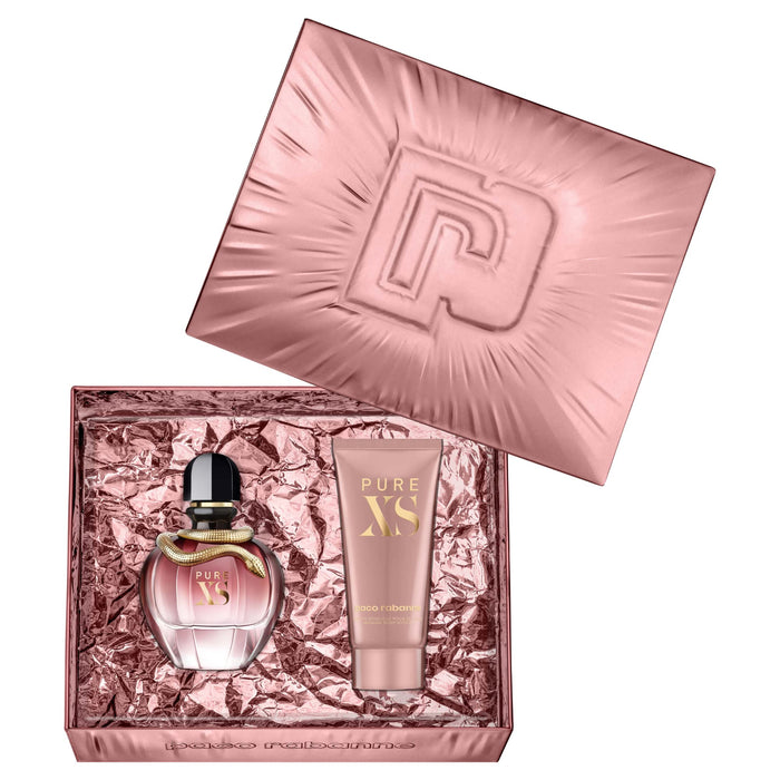 Paco Rabanne Pure Xs For Her 2 Piece Gift Set: Eau de Parfum 80ml - Body Lotion 100ml