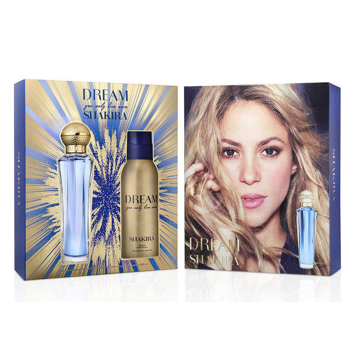 Shakira Dream You Only Live Once 2 Piece Gift Set: Eau de Toilette 80ml - Deodor