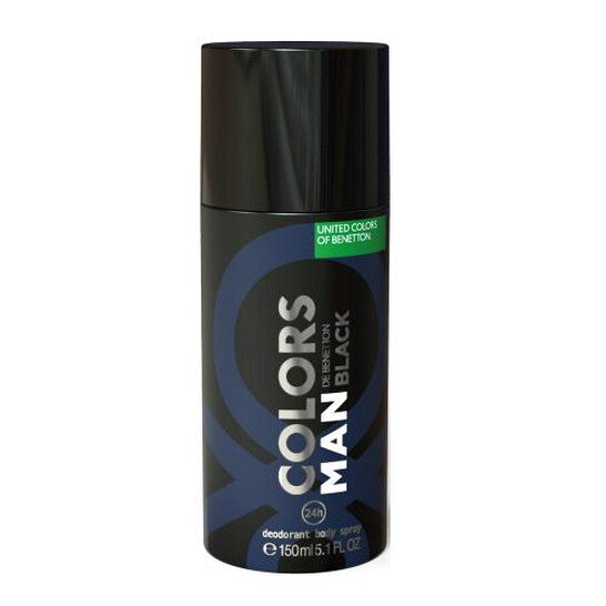 Benetton Colours De Benetton Man Black Deodorant Spray 150ml