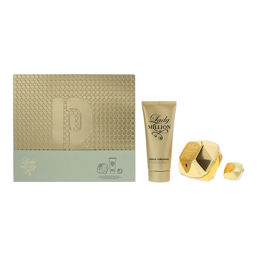 Elevate Your Fragrance Game: Discover the Enchanting Paco Rabanne Lady Million Gift Set 🌹