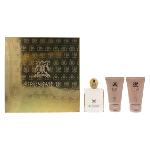 Trussardi Delicate Rose Eau de Toilette 3 Pieces Gift Set - Beauty and Cosmetics at MyPerfumeShop by Trussardi