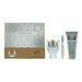 Paco Rabanne Invictus 3 Piece Gift Set: Eau de Toilette 50ml - Shower Gel 100ml - Gift Set at MyPerfumeShop by Paco Rabanne
