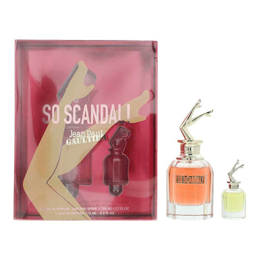 Jean Paul Gaultier So Scandal 2 Piece Gift Set: Eau de Parfum 50ml - Eau de Parfum 6ml