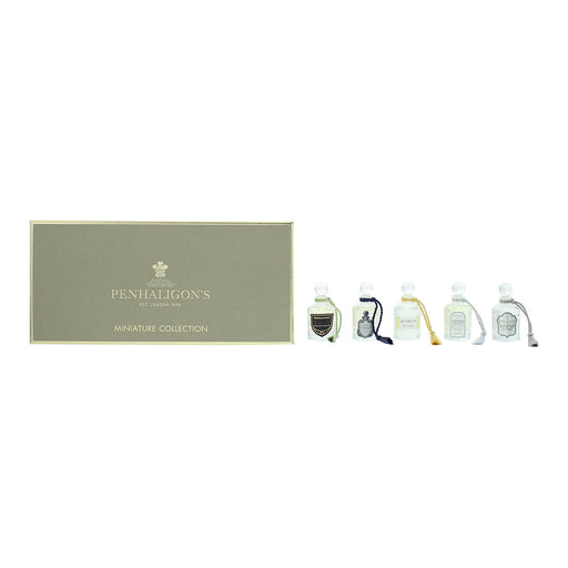 Penhaligon's Miniature Collection Gift Set 5ml Halfeti EDP + 5ml Quercus EDC + 5ml Endymion EDC + 5ml Blenheim Bouquet EDT + 5ml Juniper Sling EDT