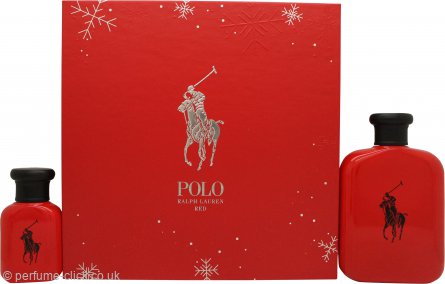 Ralph Lauren Polo Red - 125ml EDT Gift Set With 40ml Travel Spray. - Mens Giftsets at MyPerfumeShop by Ralph Lauren