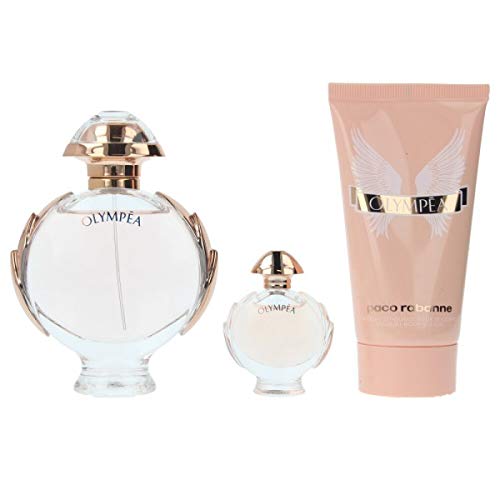 Paco Rabanne Olympéa 3 Piece Gift Set: Eau de Parfum 50ml - Eau de Parfum 6ml - Body Lotion 75ml