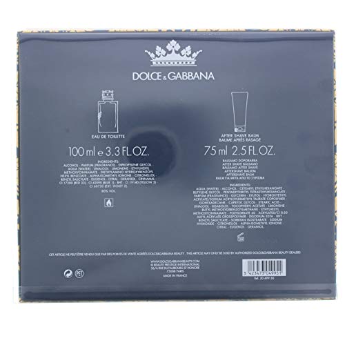 Dolce & Gabbana K Eau de Toilette & After Shave Balm Gift Set For Him,DOLGAKM92049951 - Fragrance at MyPerfumeShop by Dolce & Gabbana