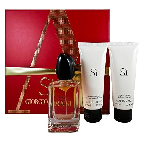 Giorgio Armani Si Gift Set 50ml EDP + 75ml Shower Gel + 75ml Body Lotion - Eau de Parfum at MyPerfumeShop by Giorgio Armani