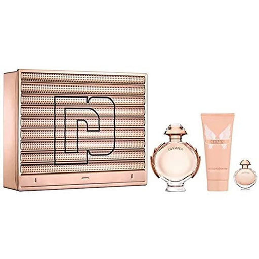 Paco Rabanne Olympéa 3 Piece Gift Set: Eau de Parfum 50ml - Eau de Parfum 6ml - Body Lotion 75ml