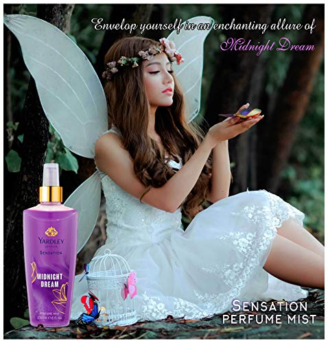 Yardley London Sensation Midnight Dream Perfume Mist 236ml Spray - Fragrance at MyPerfumeShop by Yardley London