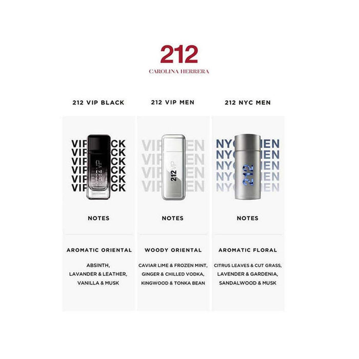 Carolina Herrera 212 Men Eau De Toilette 50ml Spray
