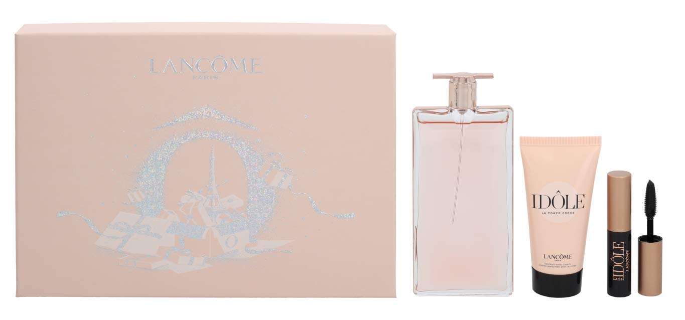 LancÃ´me IdÃ´le Gift Set 50ml EDP + 50ml Body Cream + 2.5ml Lash Lifting Volumising Mascara - Fragrance at MyPerfumeShop by Lancôme