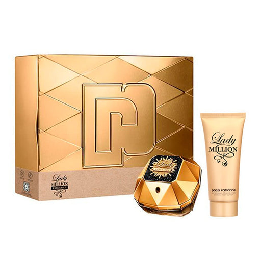 Paco Rabanne Lady Million Fabulous 2 Piece Gift Set: Eau de Parfum 80ml - Body Lotion 100ml