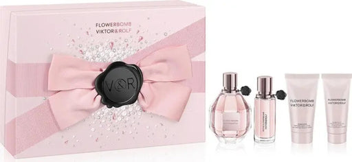 Viktor & Rolf FlowerBomb Gift Set 100ml EDP + 20ml EDP + 50ml Body Lotion + 40ml Body Cream
