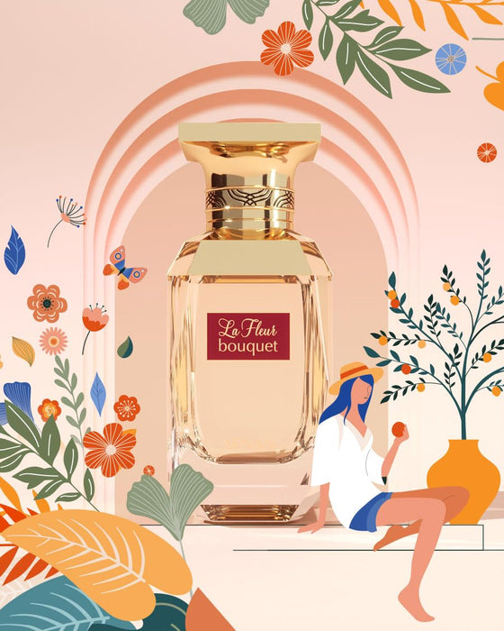 Afnan La Fleur Bouquet Eau de Parfum 80ml Spray
