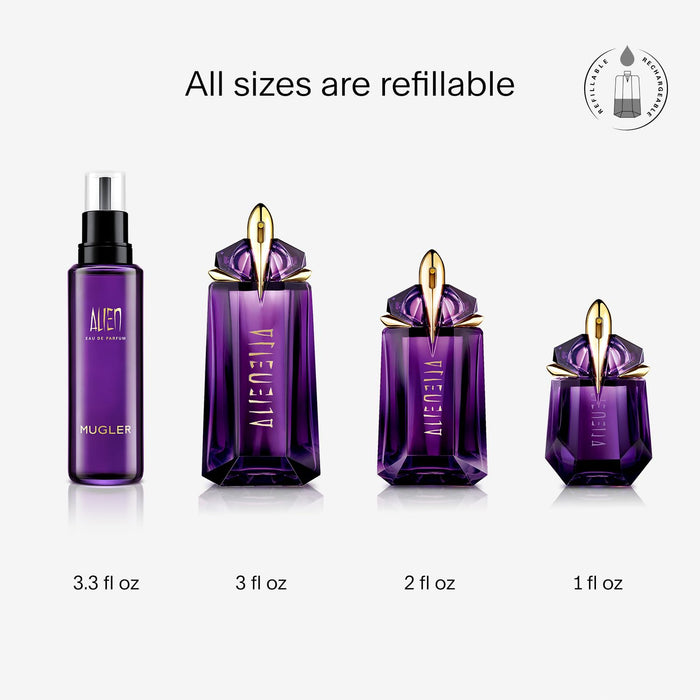 Thierry Mugler Alien Eau de Parfum 90ml Refillable Spray - Fragrance at MyPerfumeShop by Mugler