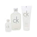 Calvin Klein CK One Gift Set 100ml EDT + 100ml Body Wash + 15ml EDT